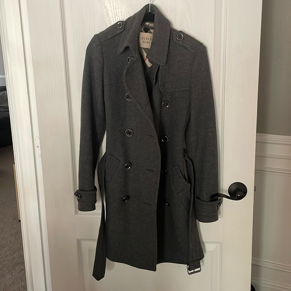 Burberry Brit Wool Trench Coat